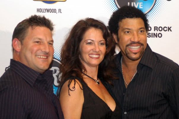 Mike with Lionel Richie at Hard Rock Live, Hollywood FL