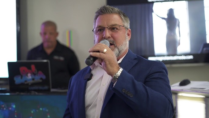 Mike speaking at a GPS event